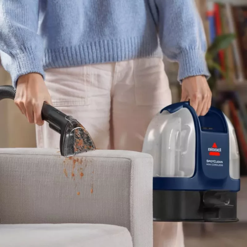 Bissell SpotClean Mini draadloze tapijtreiniger handapparaat zwart, blauw