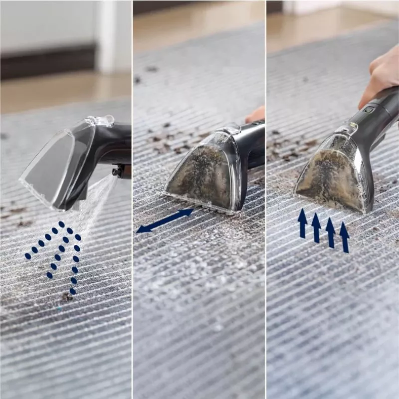 Bissell SpotClean Mini draadloze tapijtreiniger handapparaat zwart, blauw