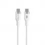 TARGUS Siliconen USB-C naar USB-C 60W oplaadkabel 1,5m - wit