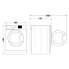 Indesit BDE 76435 WSV EE was-droogcombinatie frontlader vrijstaand wit