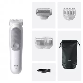 Braun Series 5 lichaamshaartrimmer/scheerapparaat, lichtgrijs