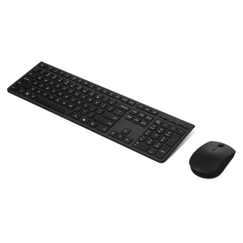 Lenovo 4X31R64357 toetsenbord muis inclusief Office RF Wireless + Bluetooth QWERTY Nordisch grijs