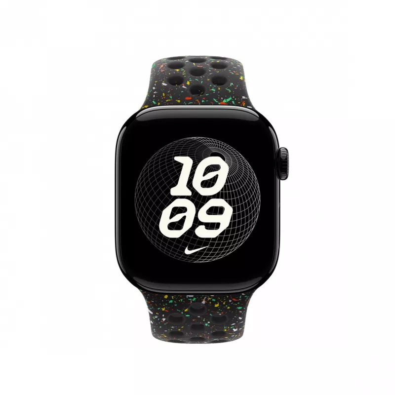 Band Apple MGAE4ZM/A smartwatch-accessoire zwart aluminium fluorelastomeer