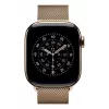 APPLE 42 mm gouden Milanese-band