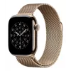 APPLE 42 mm gouden Milanese-band