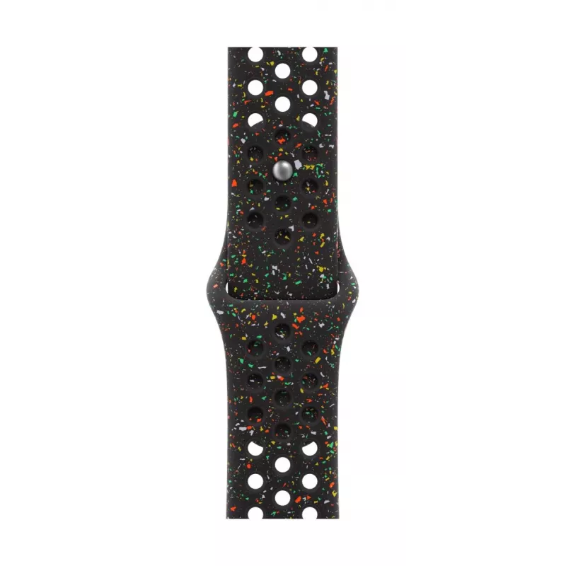 APPLE 46mm Midnight zwart Nike Sport Band - S/M