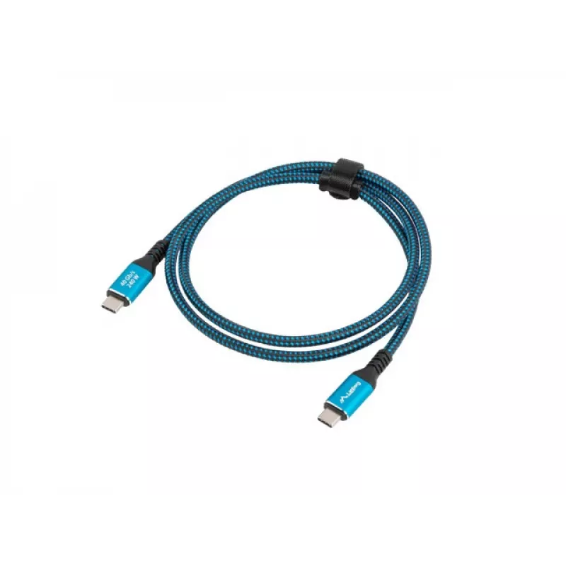 Lanberg CA-CMCM-44CU-0005-BK USB-C M/M USB4-kabel 0,5 m, 240 W, 8K 60 Hz