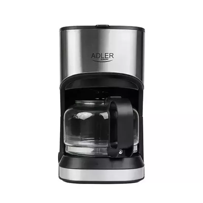 Filterkoffiezetapparaat Adler AD 4407, 550 W, 0,7 L kan, zilver/zwart, halfautomatisch
