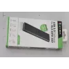 SSD Icy Box 1x mSATA SSD naar USB 3.0 host aluminium zwart IB-183M2