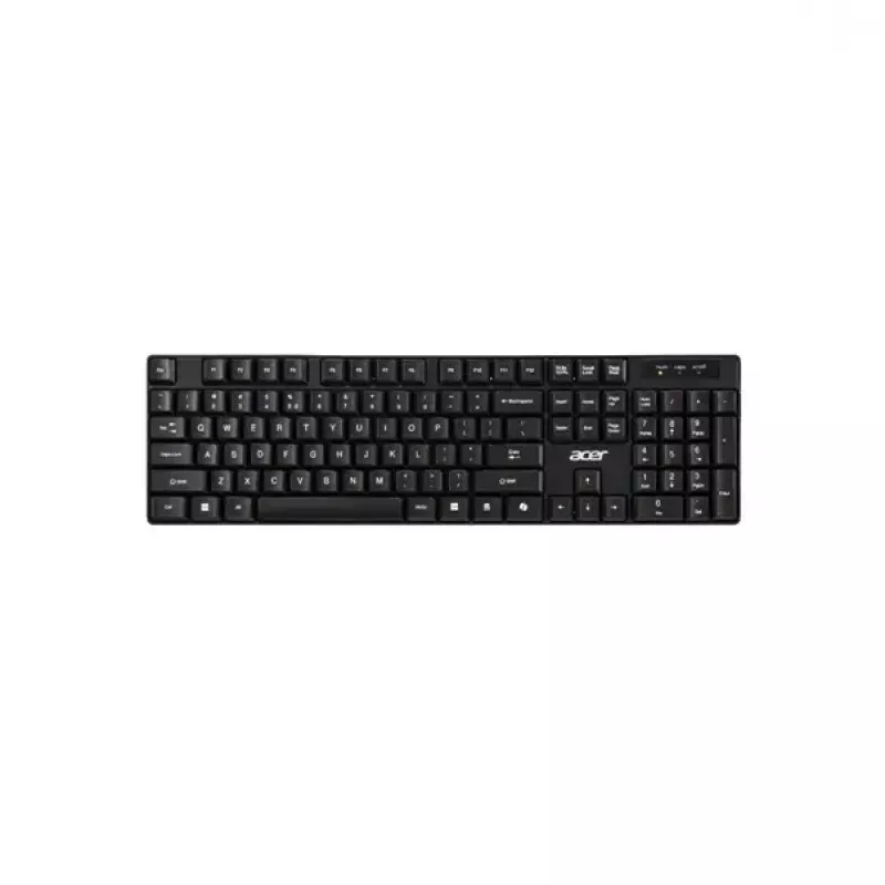 Acer GP.ACC11.03M toetsenbord met muis, thuiswerk, USB, zwart, grijs