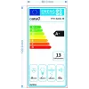 CATA TFH 6430 GBK half-ingebouwde uittrekbare dampkap 391,5 m³/h zwart