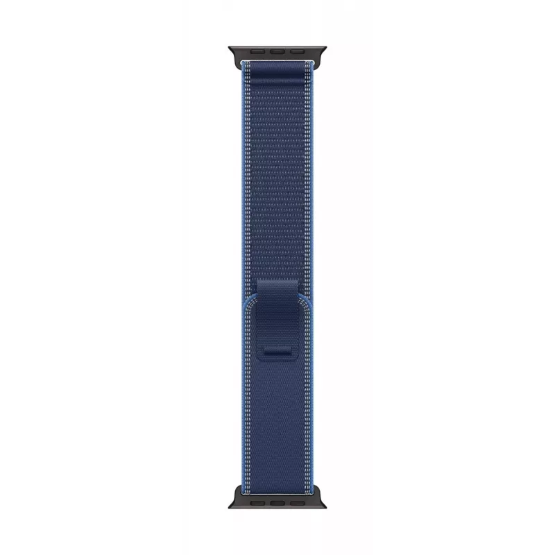 APPLE 49 mm Blue/Bright Blue Trail Loop – S/M – zwart titanium afwerking