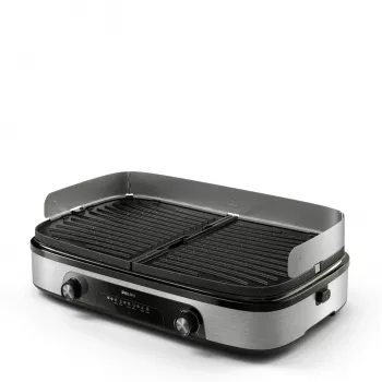 Elektrische grillplaat Philips HD6222/90 2400 W zwart roestvrij staal
