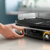 Elektrische grillplaat Philips HD6222/90 2400 W zwart roestvrij staal