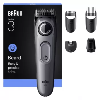 Braun BeardTrimmer 3 80789789 baartrimmer AC/batterij 20 2 cm zwart