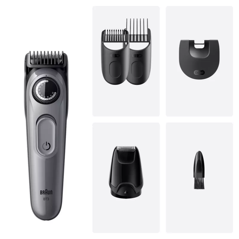 Braun BeardTrimmer 3 80789789 baartrimmer AC/batterij 20 2 cm zwart