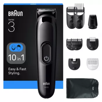 Braun AIO3560 haartrimmer/trimmer zwart 14 nikkel-metaalhydride (NiMH)