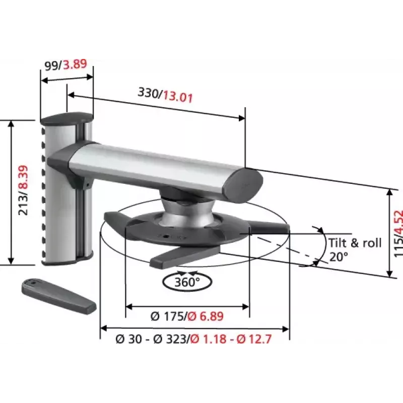 Vogel's EPW 6565 – projector wandbeugel