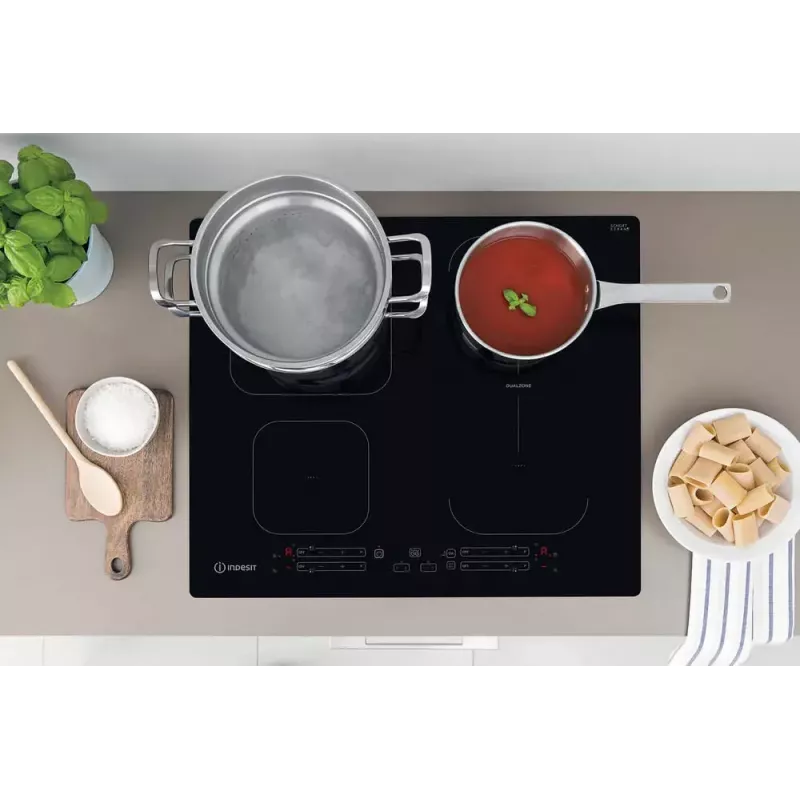 Indesit IB 65B60 NE zwart inbouw 59 cm inductiekookplaat 4 zone(s)