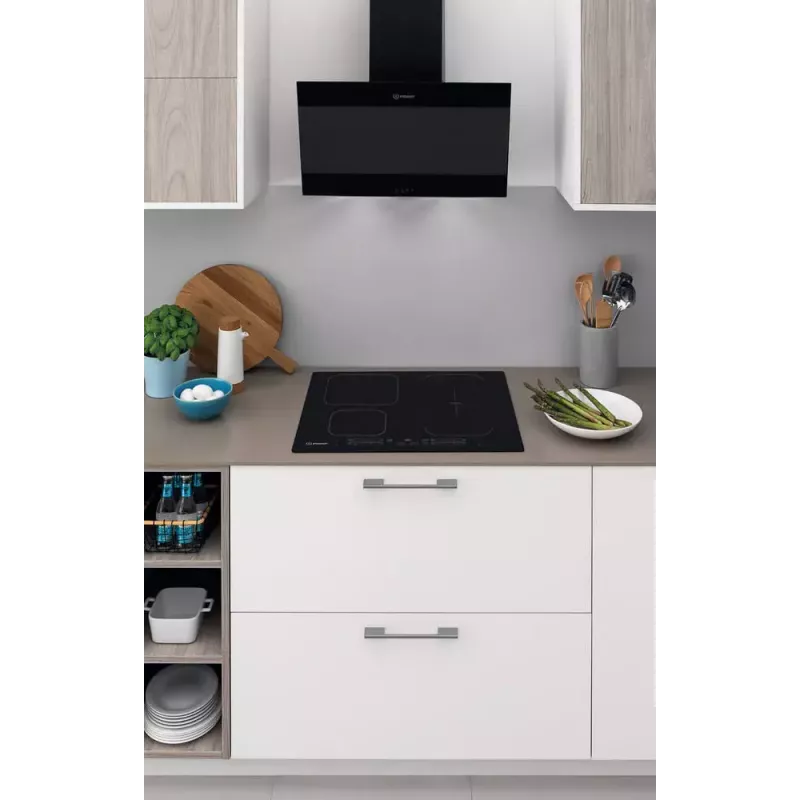 Indesit IB 65B60 NE zwart inbouw 59 cm inductiekookplaat 4 zone(s)