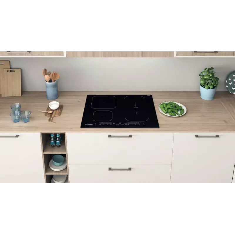 Indesit IB 65B60 NE zwart inbouw 59 cm inductiekookplaat 4 zone(s)
