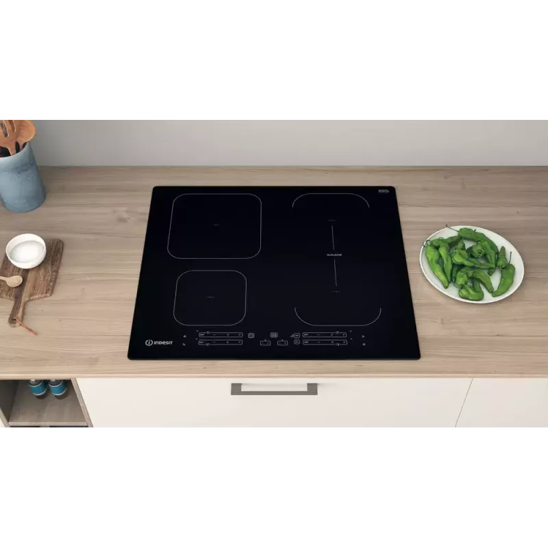 Indesit IB 65B60 NE zwart inbouw 59 cm inductiekookplaat 4 zone(s)