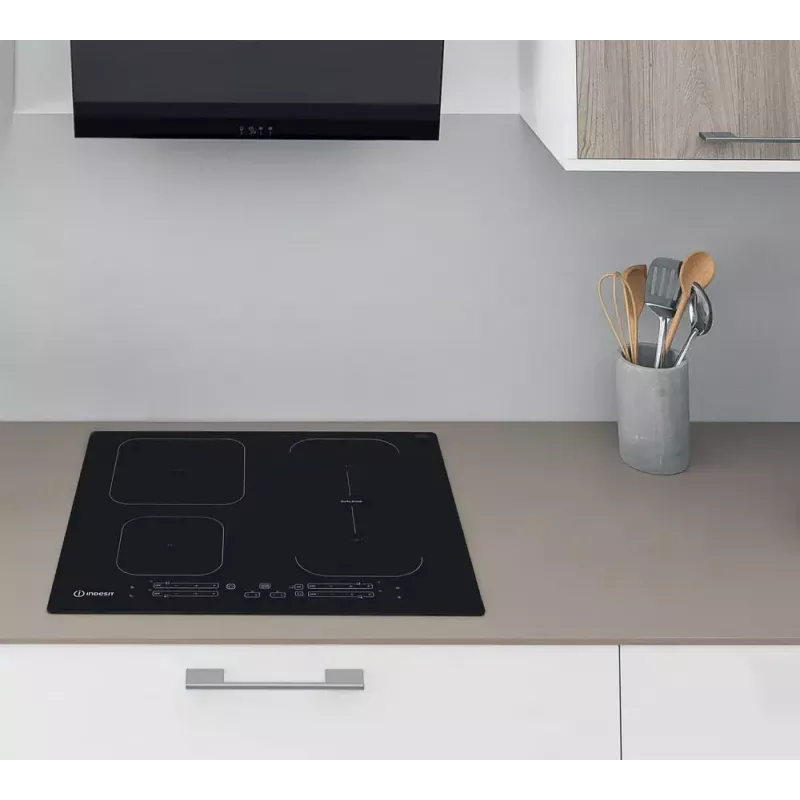 Indesit IB 65B60 NE zwart inbouw 59 cm inductiekookplaat 4 zone(s)