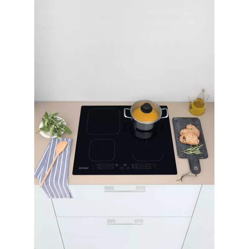 Indesit IB 65B60 NE zwart inbouw 59 cm inductiekookplaat 4 zone(s)