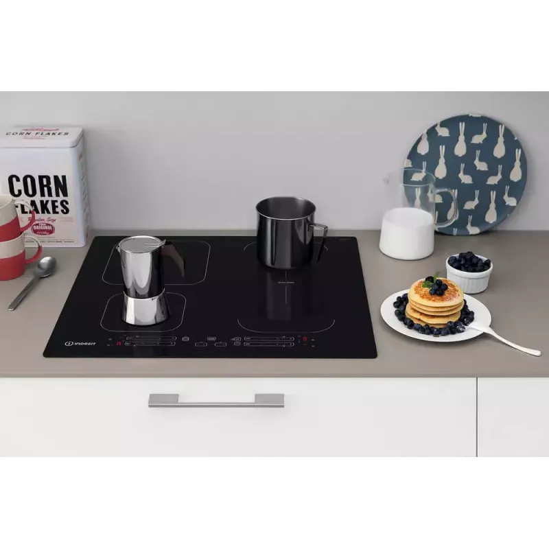 Indesit IB 65B60 NE zwart inbouw 59 cm inductiekookplaat 4 zone(s)