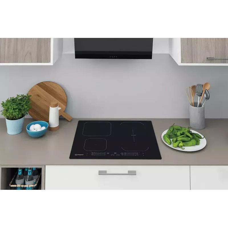 Indesit IB 65B60 NE zwart inbouw 59 cm inductiekookplaat 4 zone(s)