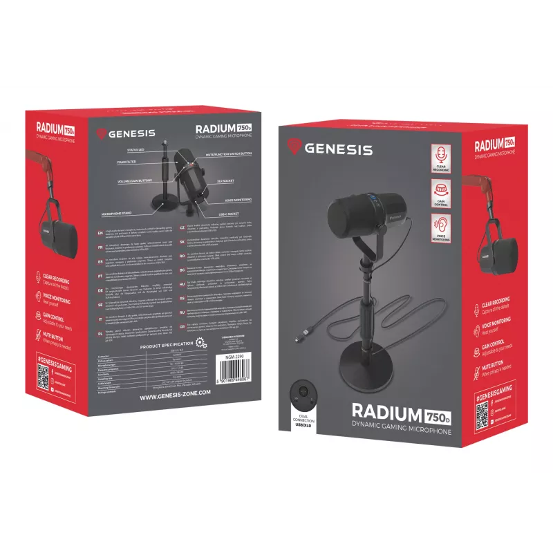 Pc-microfoon GENESIS RADIUM 750D