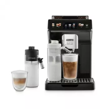 Espressomachine De’Longhi Eletta Explore – volautomatisch, 1,8 liter watertank, 300 g bonenreservoir, 19 bar, TFT-touchdisplay