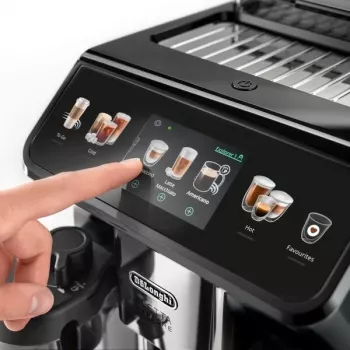 Espressomachine De’Longhi Eletta Explore – volautomatisch, 1,8 liter watertank, 300 g bonenreservoir, 19 bar, TFT-touchdisplay