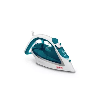 Tefal EasyGliss Plus FV5718 strijkijzer stoomstrijkijzer Durilium-strijkzool 2400 W turquoise, wit