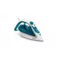Tefal EasyGliss Plus FV5718 strijkijzer stoomstrijkijzer Durilium-strijkzool 2400 W turquoise, wit