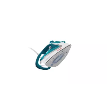 Tefal EasyGliss Plus FV5718 strijkijzer stoomstrijkijzer Durilium-strijkzool 2400 W turquoise, wit