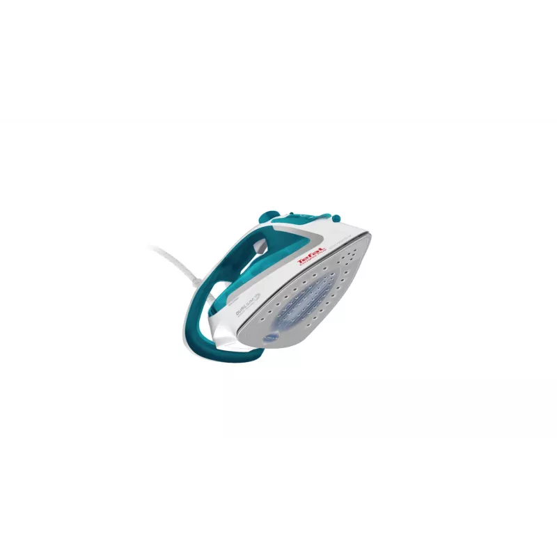 Tefal EasyGliss Plus FV5718 strijkijzer stoomstrijkijzer Durilium-strijkzool 2400 W turquoise, wit