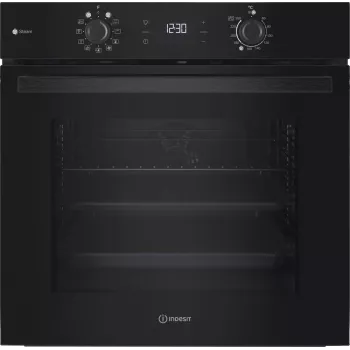 Inbouw-elektrisch fornuis INDESIT IO K58HS B — 71 l, hydrolytische reiniging, convectie, grill, stoom
