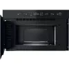 Inbouw-magnetron Whirlpool MBNA920B, grill, 750 W, 22 l, zwart, push-deur