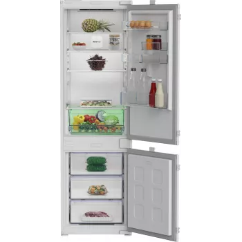 Inbouw-koel-vriescombinatie BEKO B3BCNA294HS — 270 l totaalvolume, LED-display, klasse E, wit