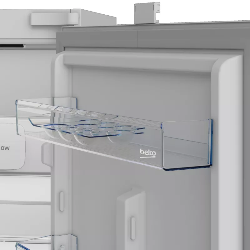 Inbouw-koel-vriescombinatie BEKO B3BCNA294HS — 270 l totaalvolume, LED-display, klasse E, wit