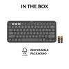 Logitech Pebble Keys 2 K380s toetsenbord universeel RF draadloos + Bluetooth QWERTY US International grafiet