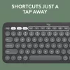 Logitech Pebble Keys 2 K380s toetsenbord universeel RF draadloos + Bluetooth QWERTY US International grafiet