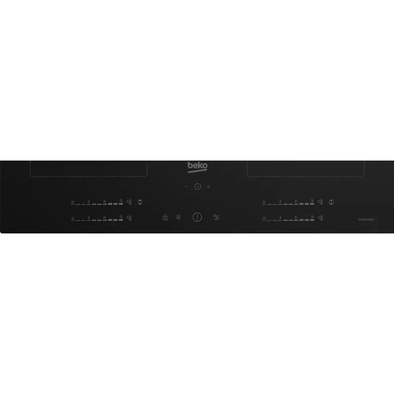 Inductiekookplaat BEKO HII64720QUF2T, 60 cm, 4 zones, touchbediening