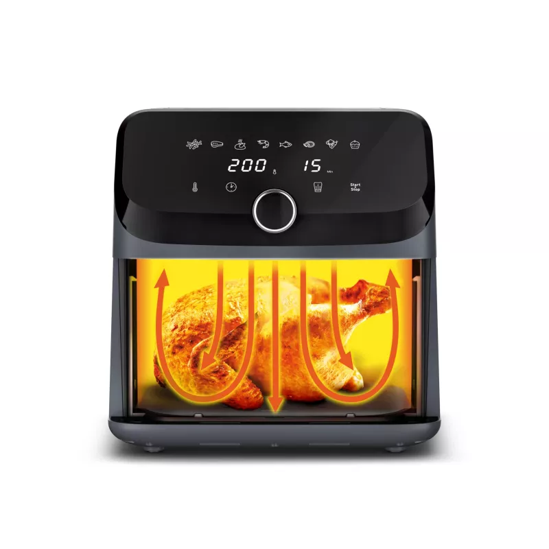 Tefal Easy Fry Mega EY855BE0 friteuse enkel 7,5 l tafelmodel 2020 W heteluchtfriteuse grijs