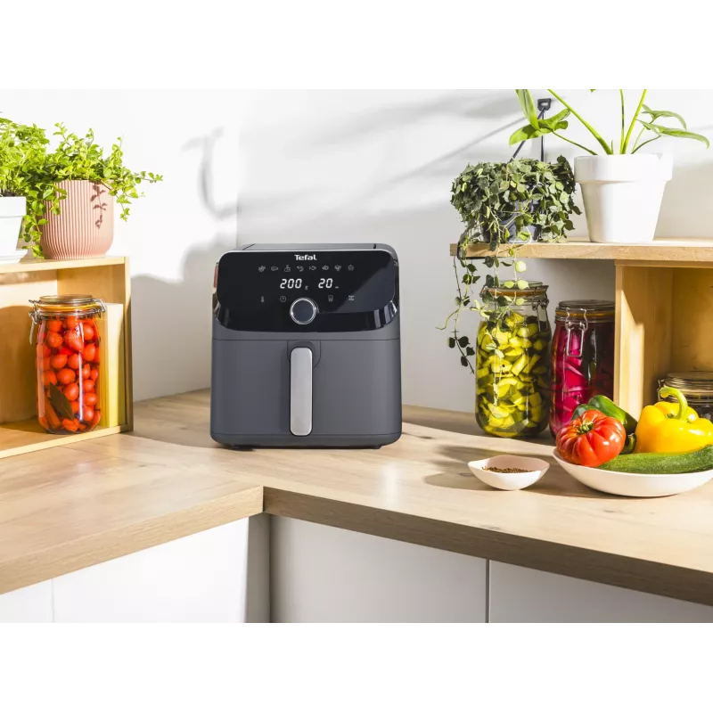 Tefal Easy Fry Mega EY855BE0 friteuse enkel 7,5 l tafelmodel 2020 W heteluchtfriteuse grijs