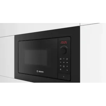 Inbouwmagnetron Bosch Serie 2 BFL623MB4 20 L 800 W LED-display zwart draaiknop