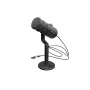 Bedrade pc-microfoon GENESIS Radium 350D – USB Type-A/Type-C, -48 dB gevoeligheid, 16–14.000 Hz, 2,5 m kabel, zwart