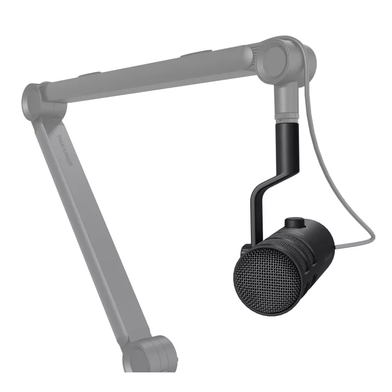 Bedrade pc-microfoon GENESIS Radium 350D – USB Type-A/Type-C, -48 dB gevoeligheid, 16–14.000 Hz, 2,5 m kabel, zwart
