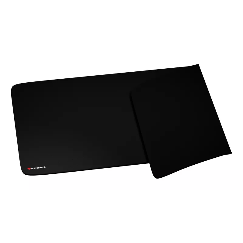 GENESIS Carbon 500 Hyper Logo, zwart, monochromatisch, stof, rubber, gaming-muispad